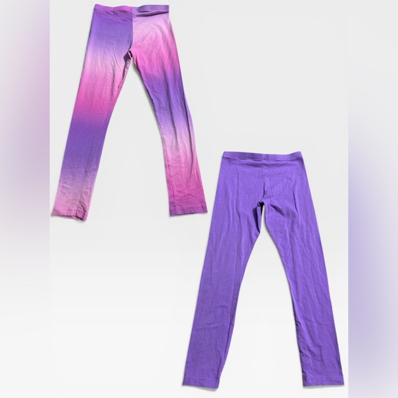 Wonder Nation Set of 2 Leggings Girls Size Large (10-12) - Picture 2 of 5